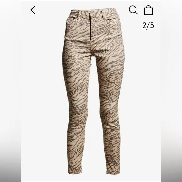 $205 KsubiHi N Wasted Jeans in Pantera AnimalPrint 23