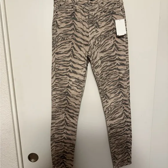 $205 KsubiHi N Wasted Jeans in Pantera AnimalPrint 23