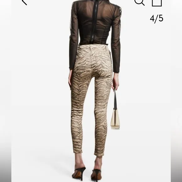 $205 KsubiHi N Wasted Jeans in Pantera AnimalPrint 23