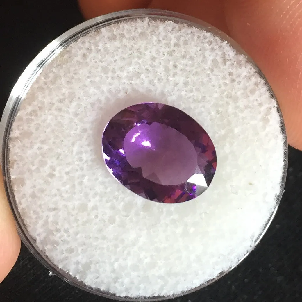 2.92 CT CLEAN BEAUTIFUL OVAL AMETHYST