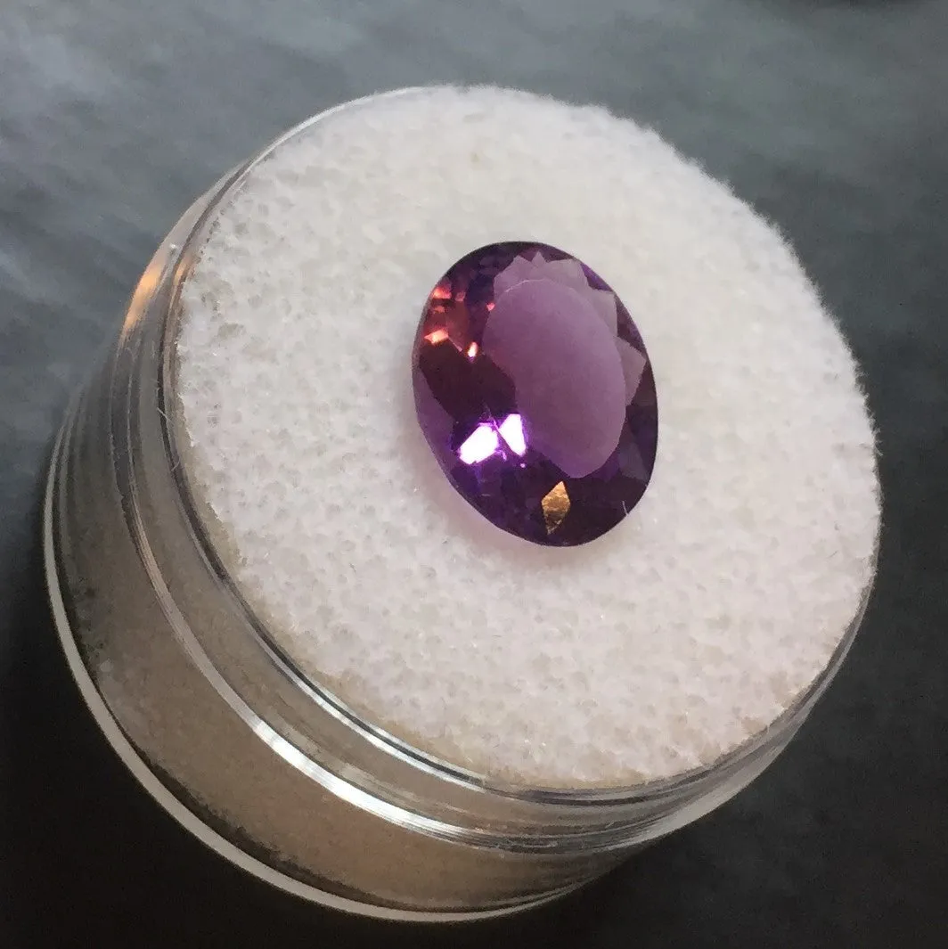 2.92 CT CLEAN BEAUTIFUL OVAL AMETHYST