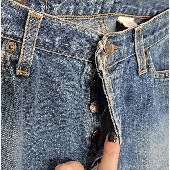 Abercrombie and Fitch Women's Y2K Button Fly Flare Jeans size 2 Regular