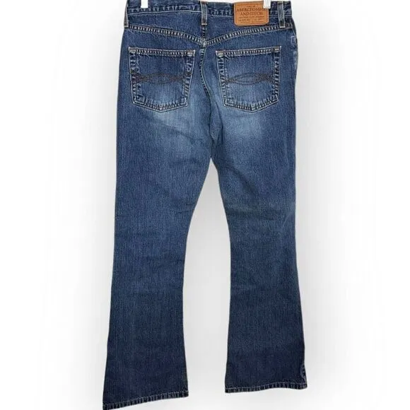 Abercrombie and Fitch Women's Y2K Button Fly Flare Jeans size 2 Regular