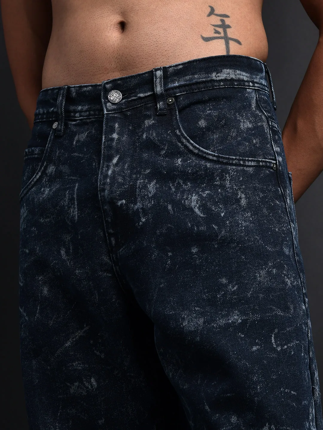 Acid Wash Baggy Jeans