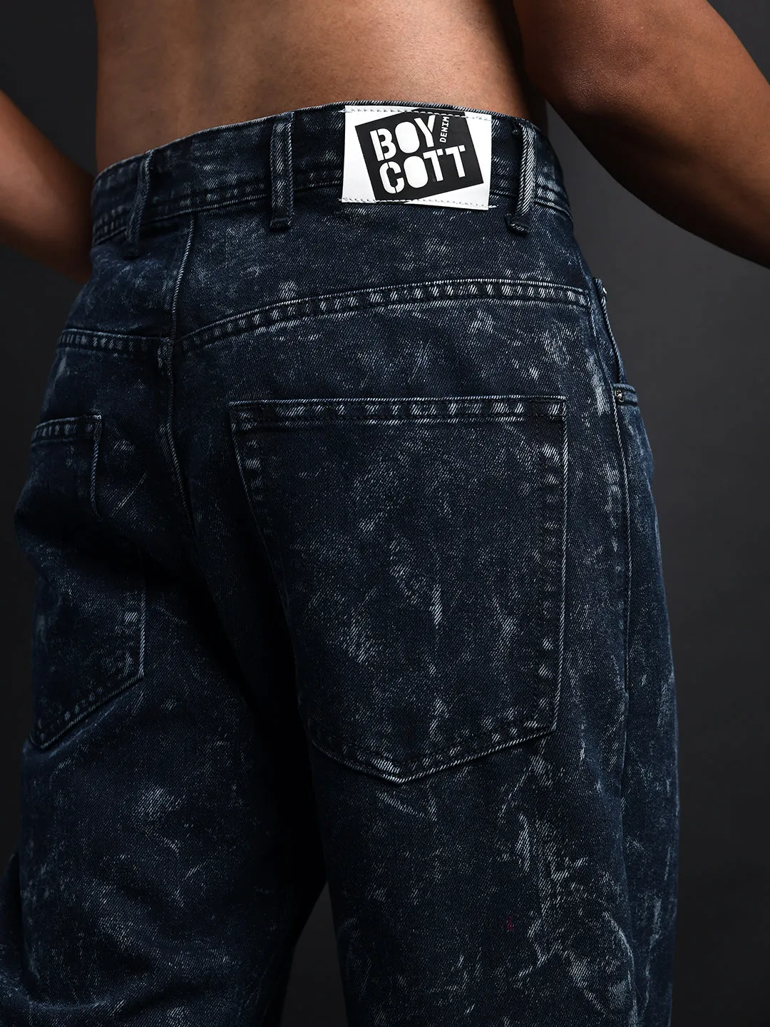 Acid Wash Baggy Jeans