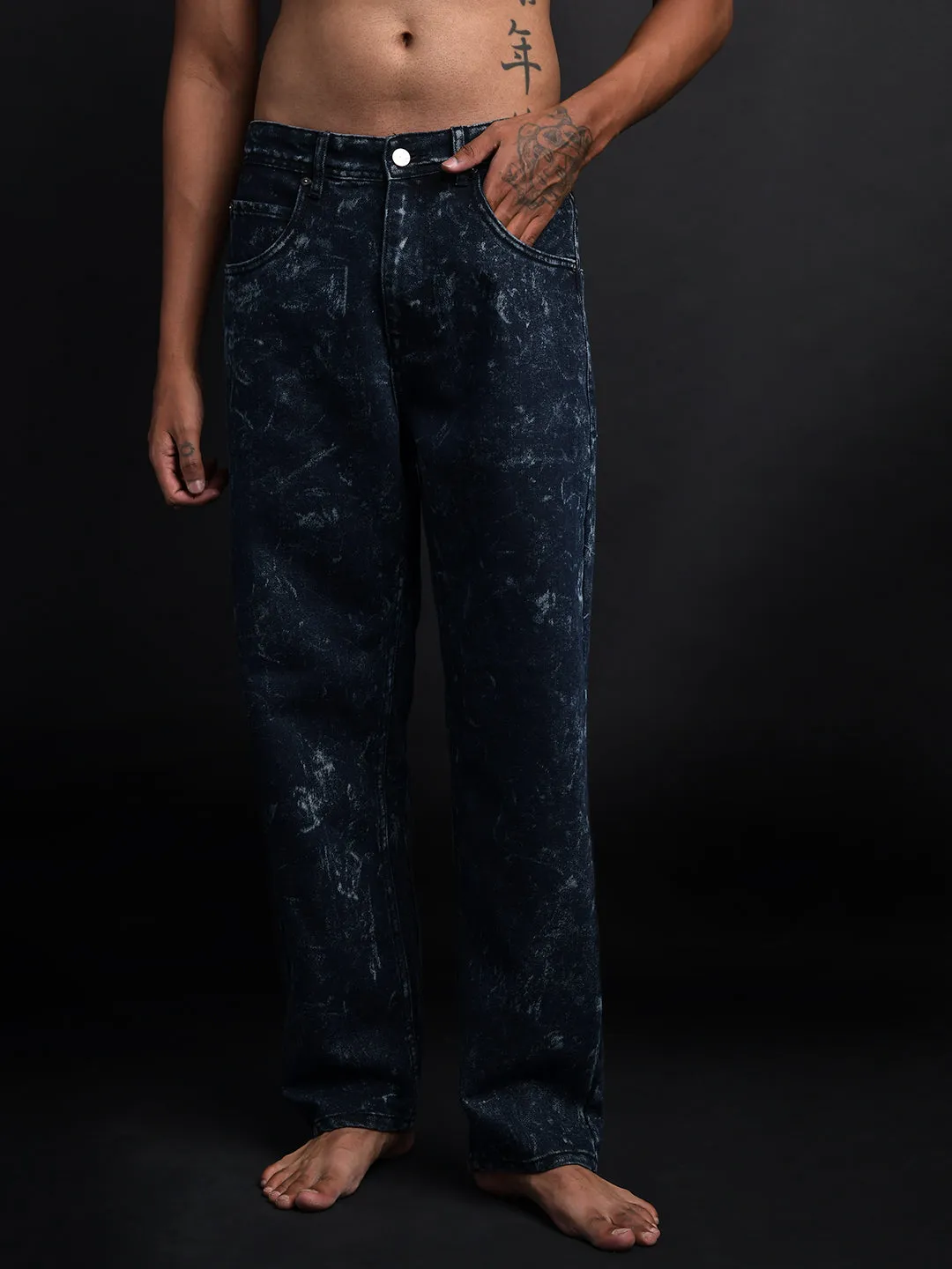 Acid Wash Baggy Jeans