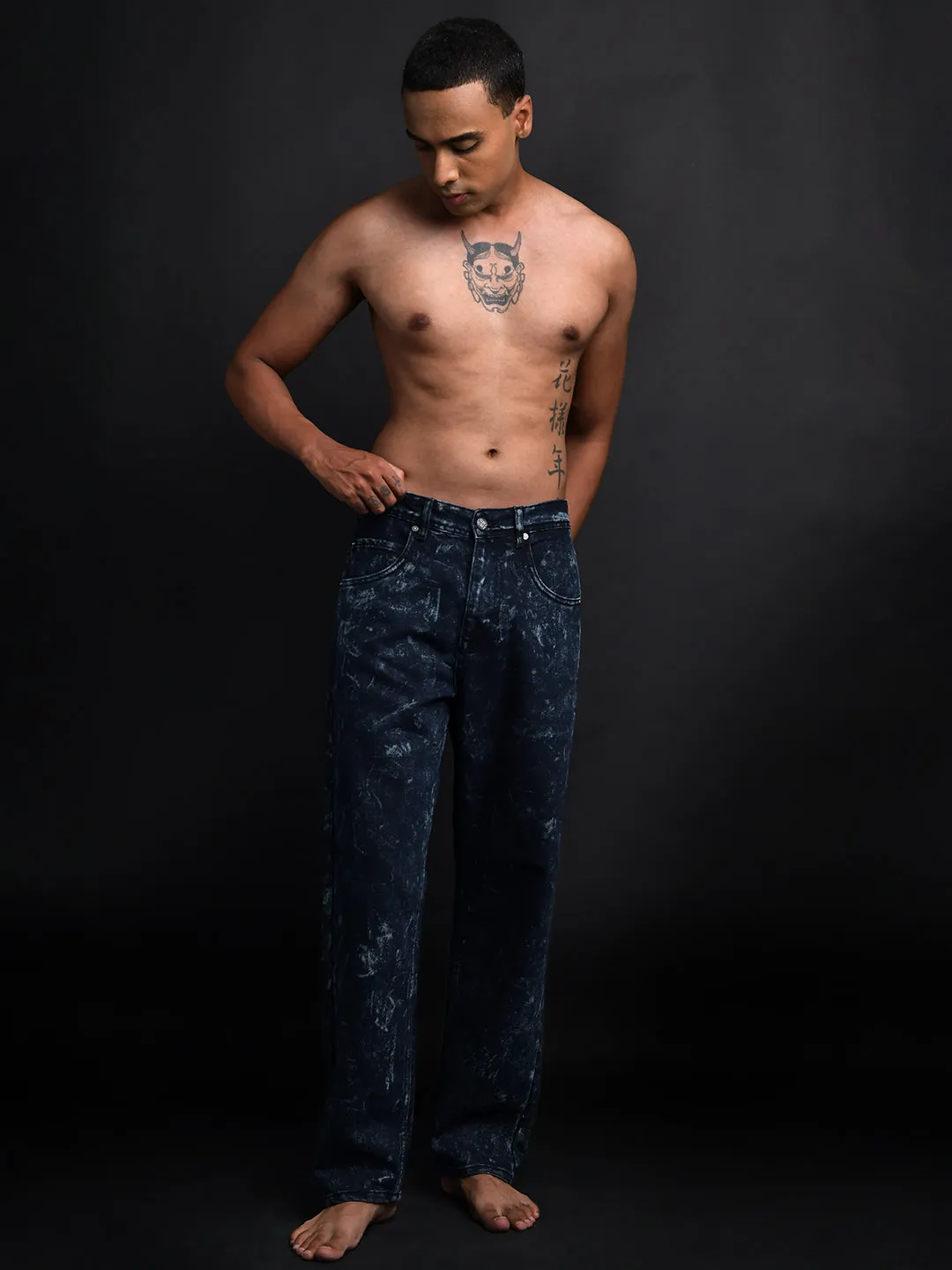Acid Wash Baggy Jeans