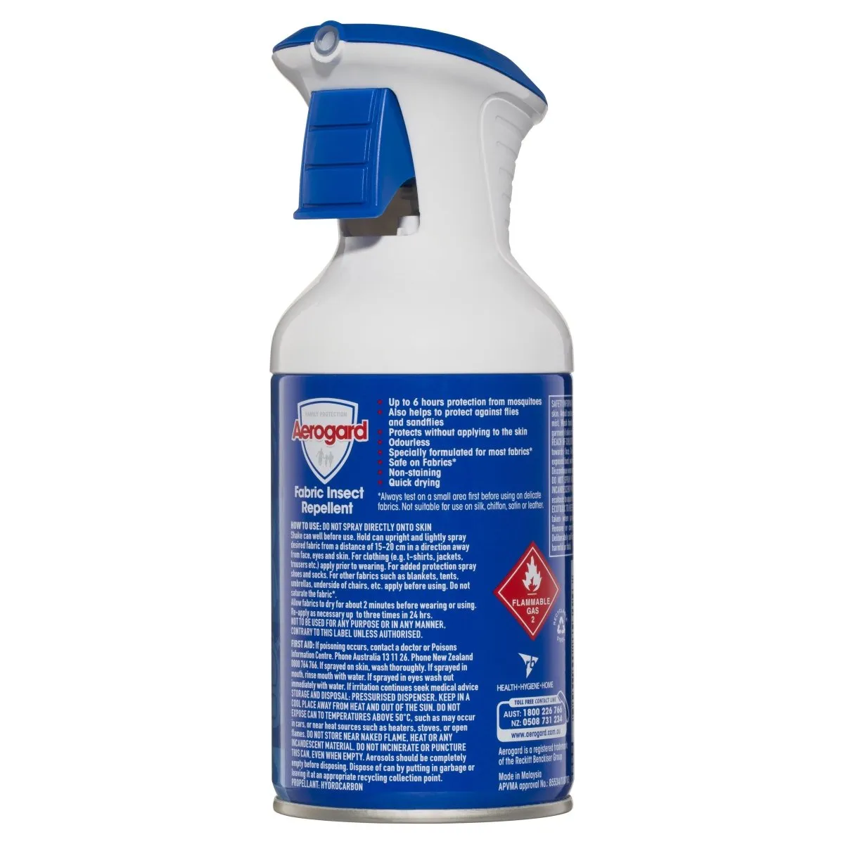Aerogard Fabric Insect Repellent Fabric Spray Odourless 150g