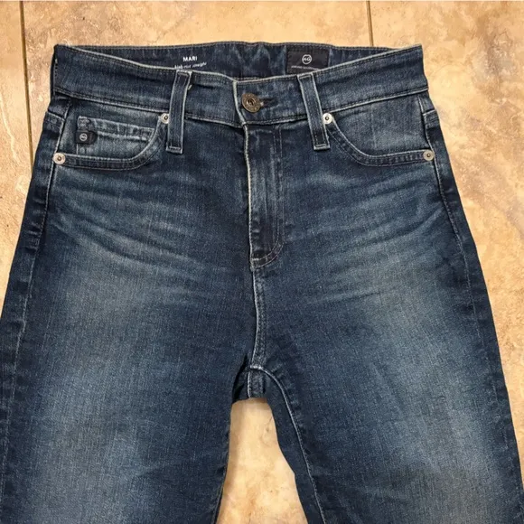 AG Adriano Goldschmied Jeans Mari High-Rise Straight-Leg Jeans Women’s Size 26