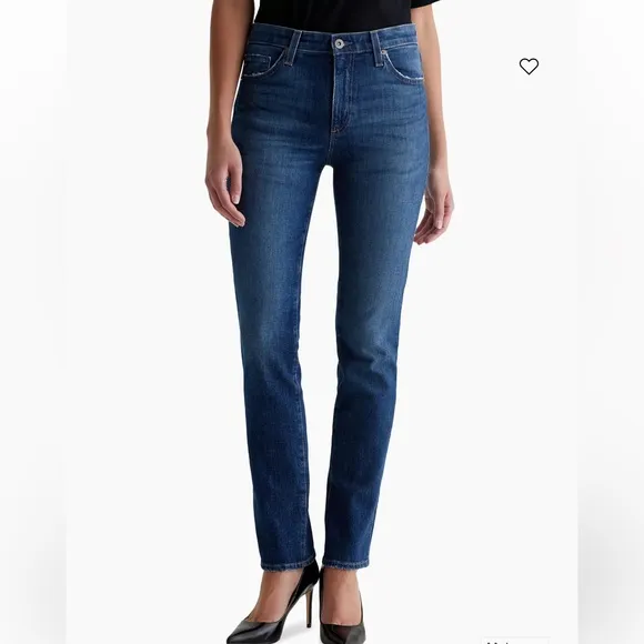 AG Adriano Goldschmied Jeans Mari High-Rise Straight-Leg Jeans Women’s Size 26