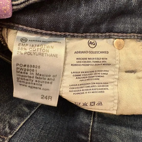 AG Adriano Goldschmied Jeans Mari High-Rise Straight-Leg Jeans Women’s Size 26