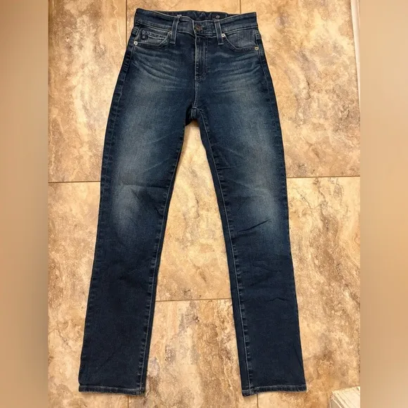 AG Adriano Goldschmied Jeans Mari High-Rise Straight-Leg Jeans Women’s Size 26