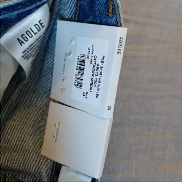 Agolde Riley Shorts size 24