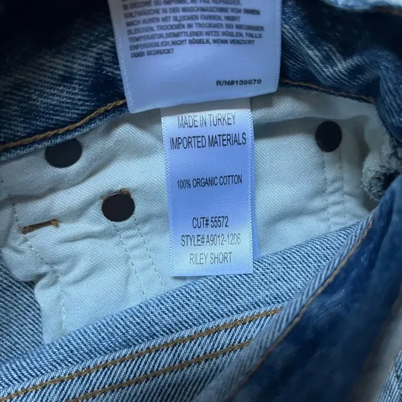 Agolde Riley Shorts size 24