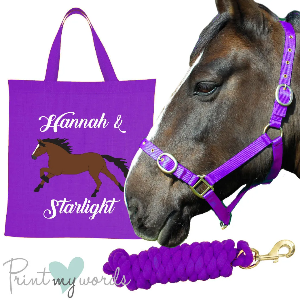 'Alexa' Personalised Matching Equestrian Set - Elegant Design