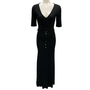 Altuzarra Black Panya Ruched Maxi Dress