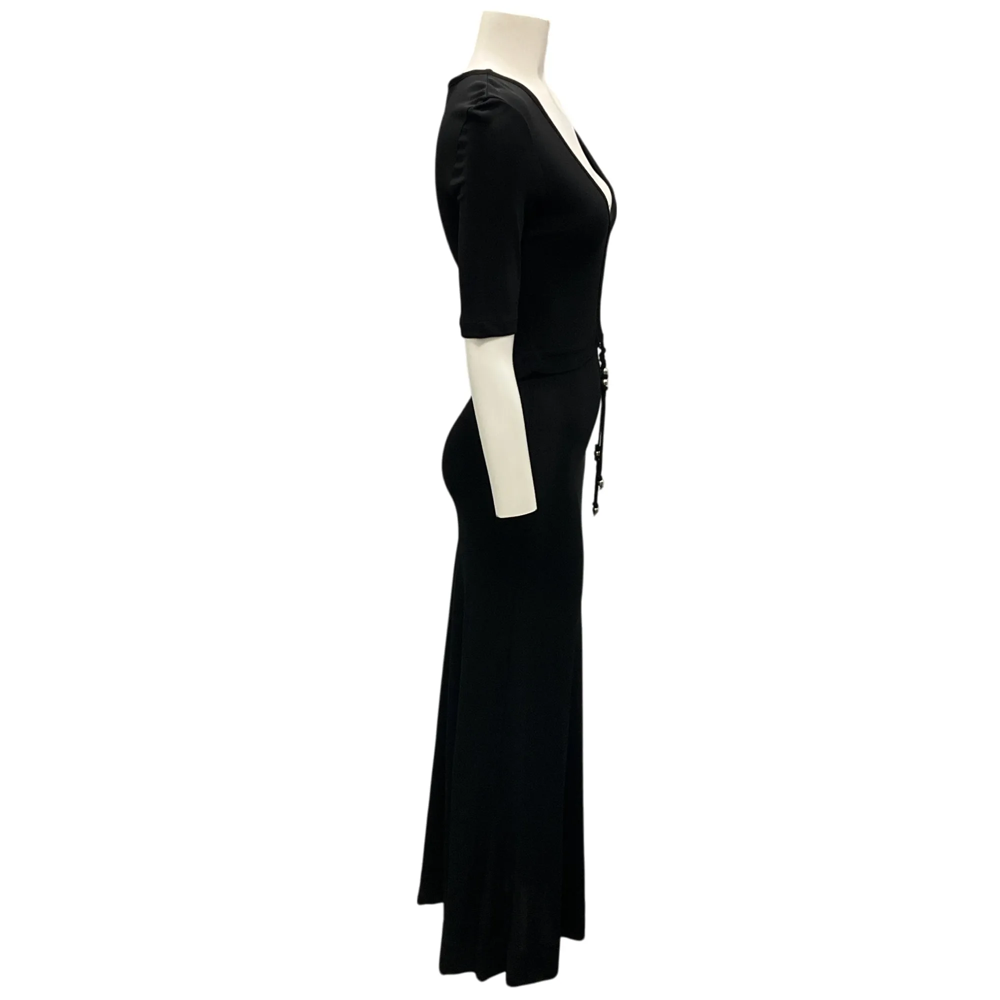 Altuzarra Black Panya Ruched Maxi Dress