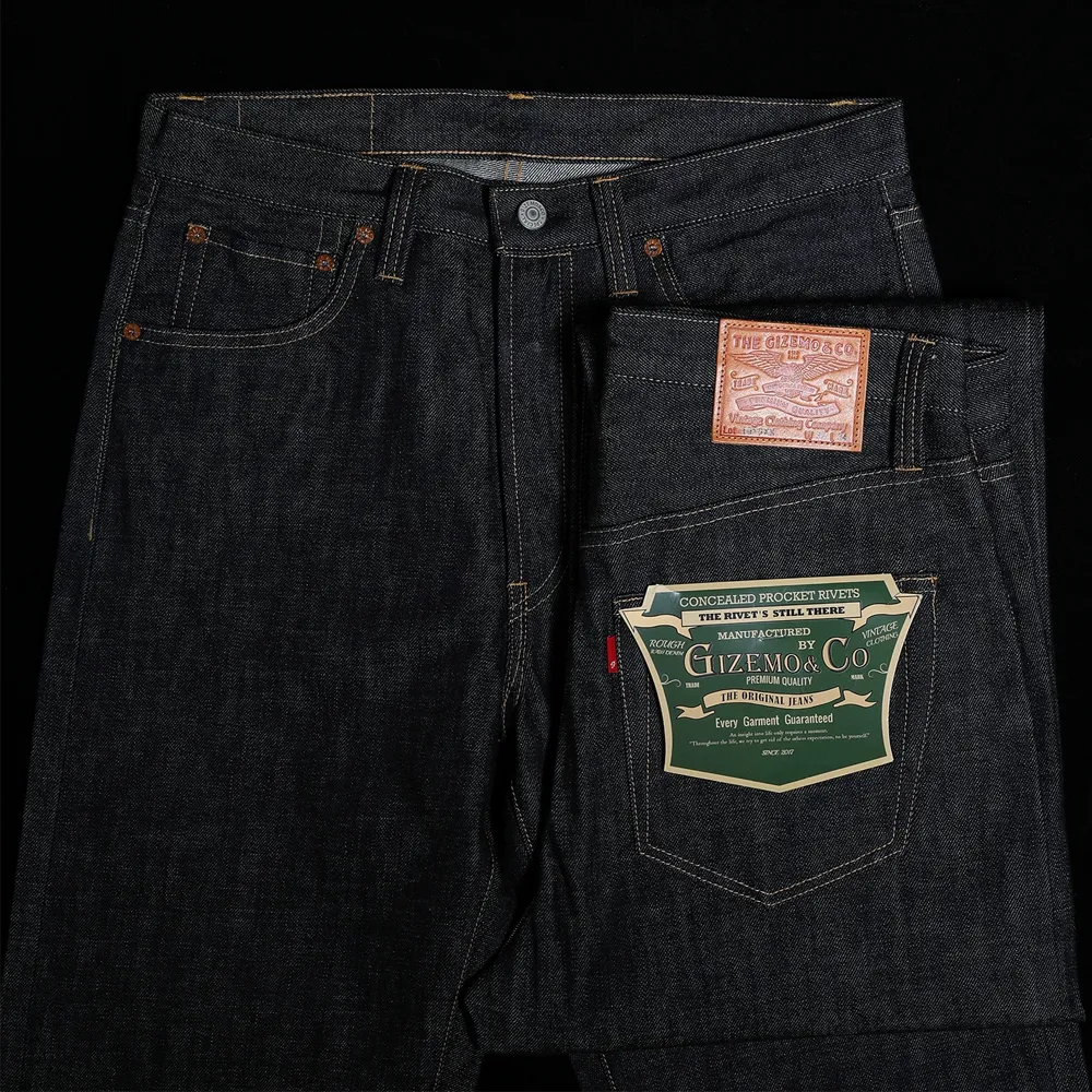 American Heavyweight Tannin Pure Straight Jeans