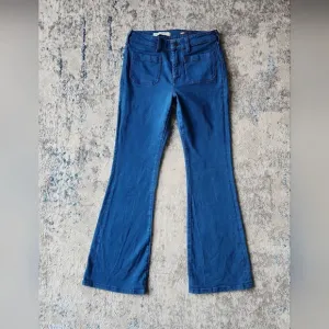 Anthropologie Women's Size 28 Pilcro Patch Pocket Flare Jeans Denim
