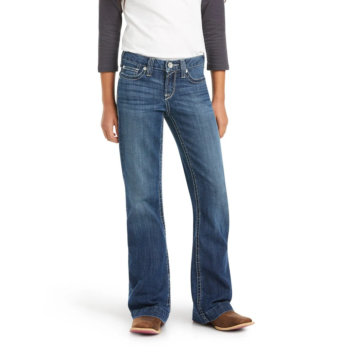Ariat Girls R.E.A.L. Charlotte Wide Leg Jeans