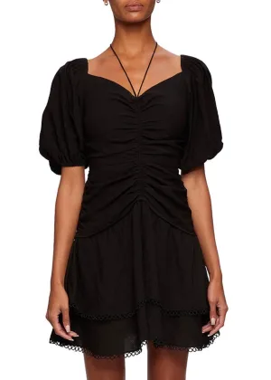 Auden Puff Sleeve Dress (Black)