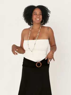 Bamboo Tube Top / Skirt - Cream