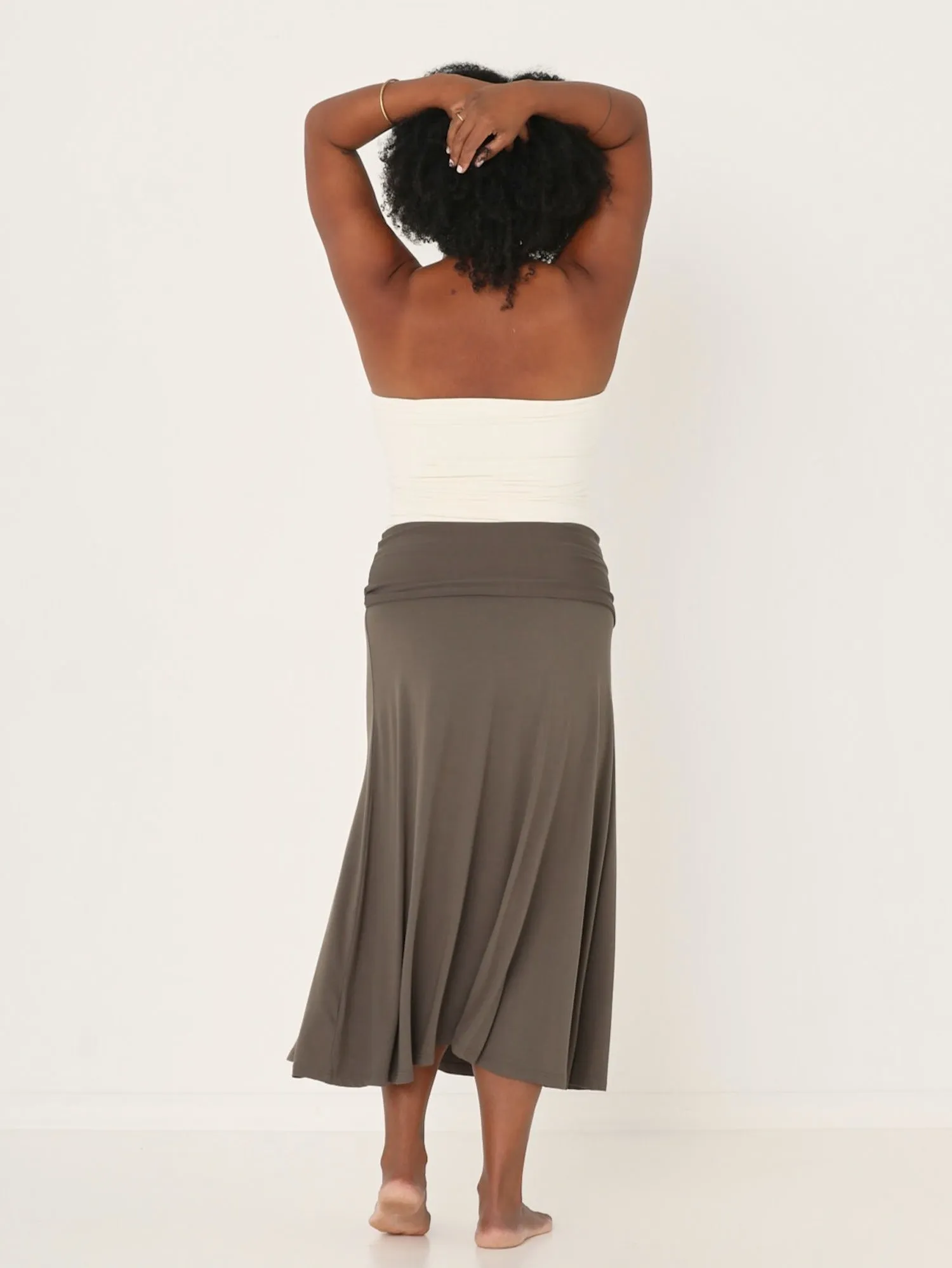 Bamboo Tube Top / Skirt - Cream
