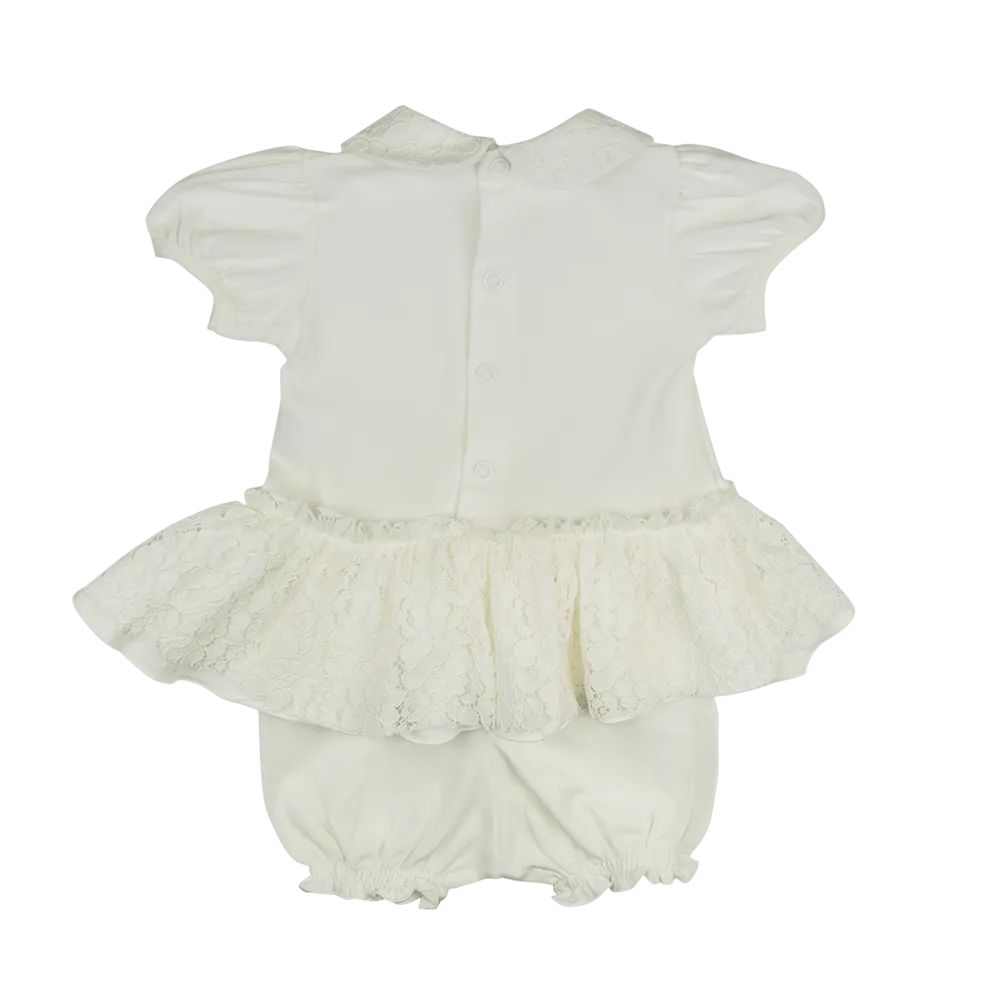 Bimbalo Girls Cream Two Piece Set