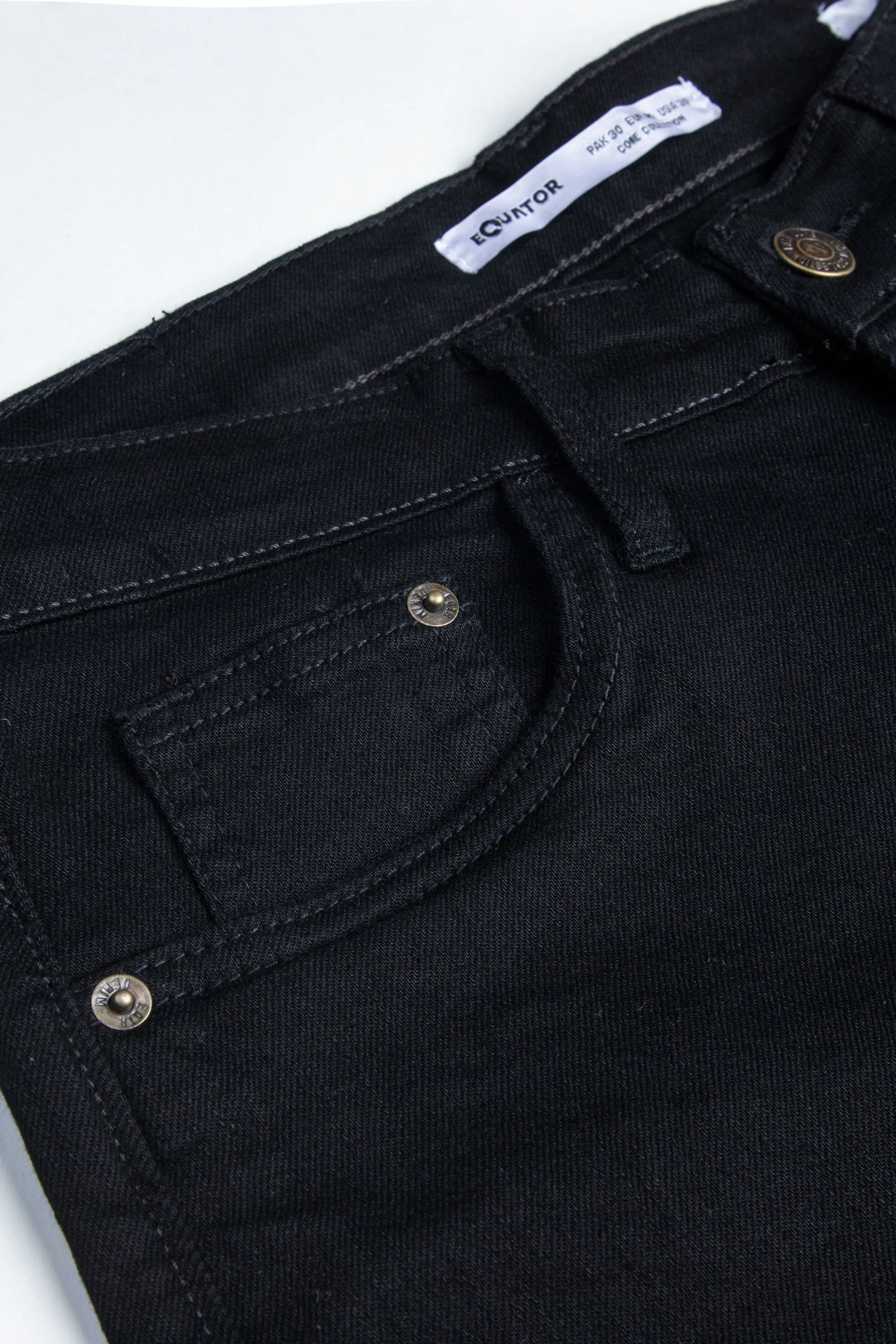Black Jean Slim Fit