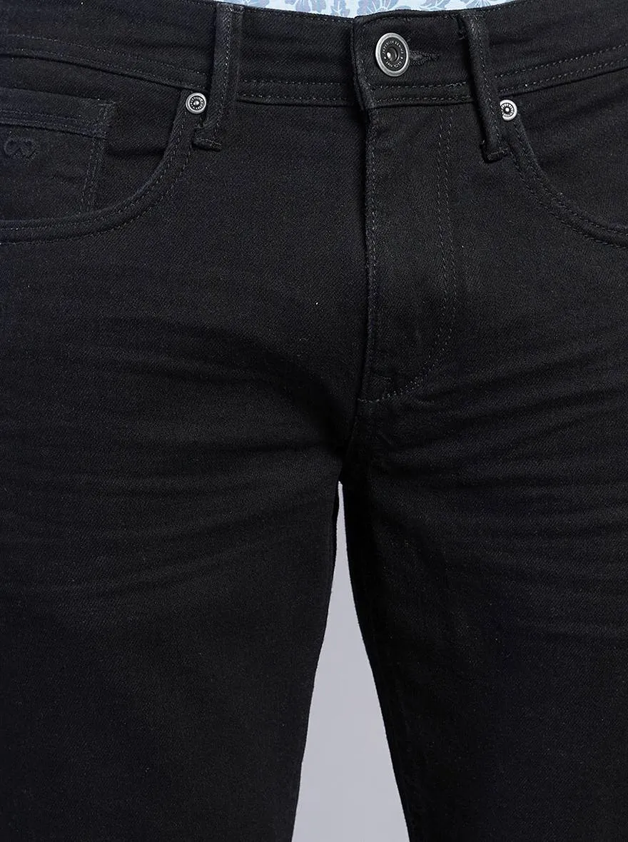 Black Washed Slim Fit Jeans | JadeBlue