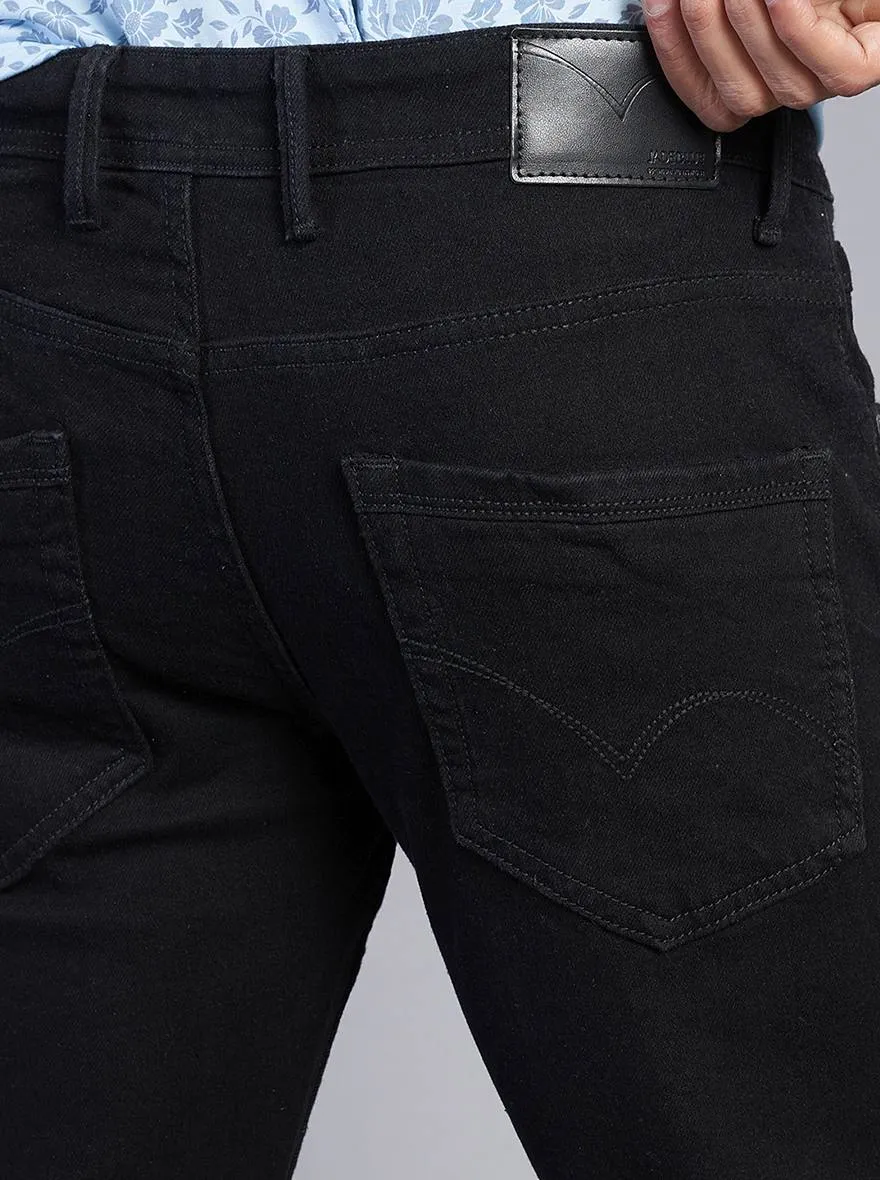 Black Washed Slim Fit Jeans | JadeBlue