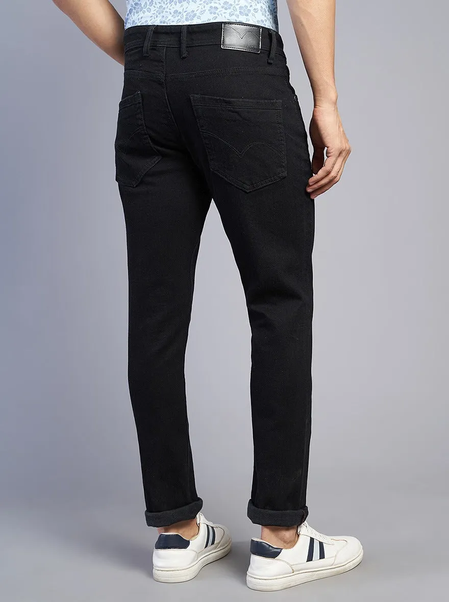 Black Washed Slim Fit Jeans | JadeBlue
