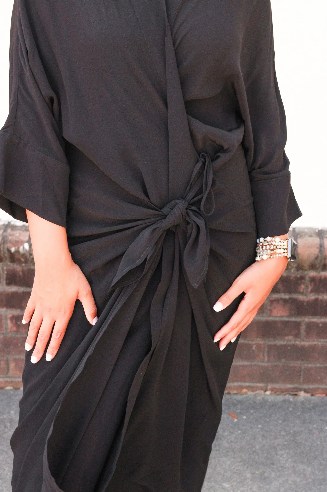 Black Wrap Dress