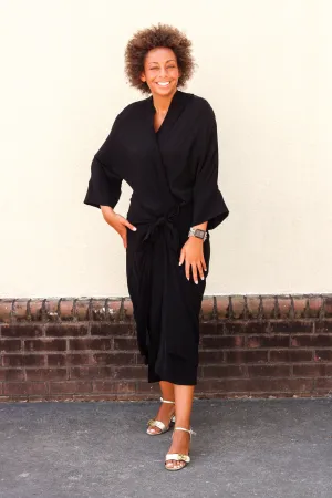 Black Wrap Dress