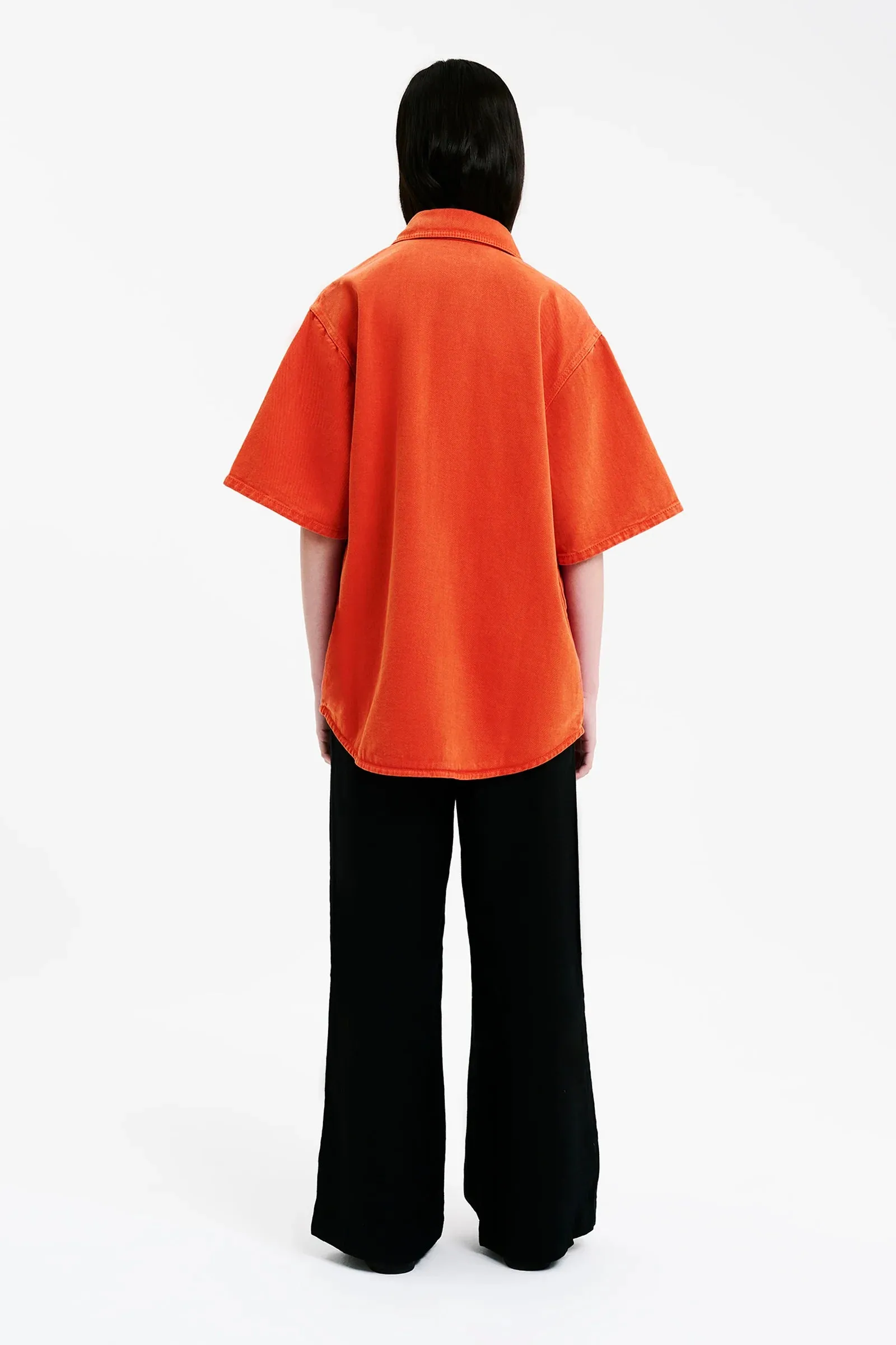 Blaise Oversized Shirt Coral