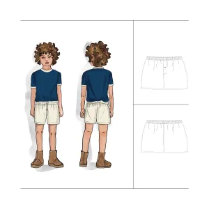 Boxer Short Pattern - Boy 5-10