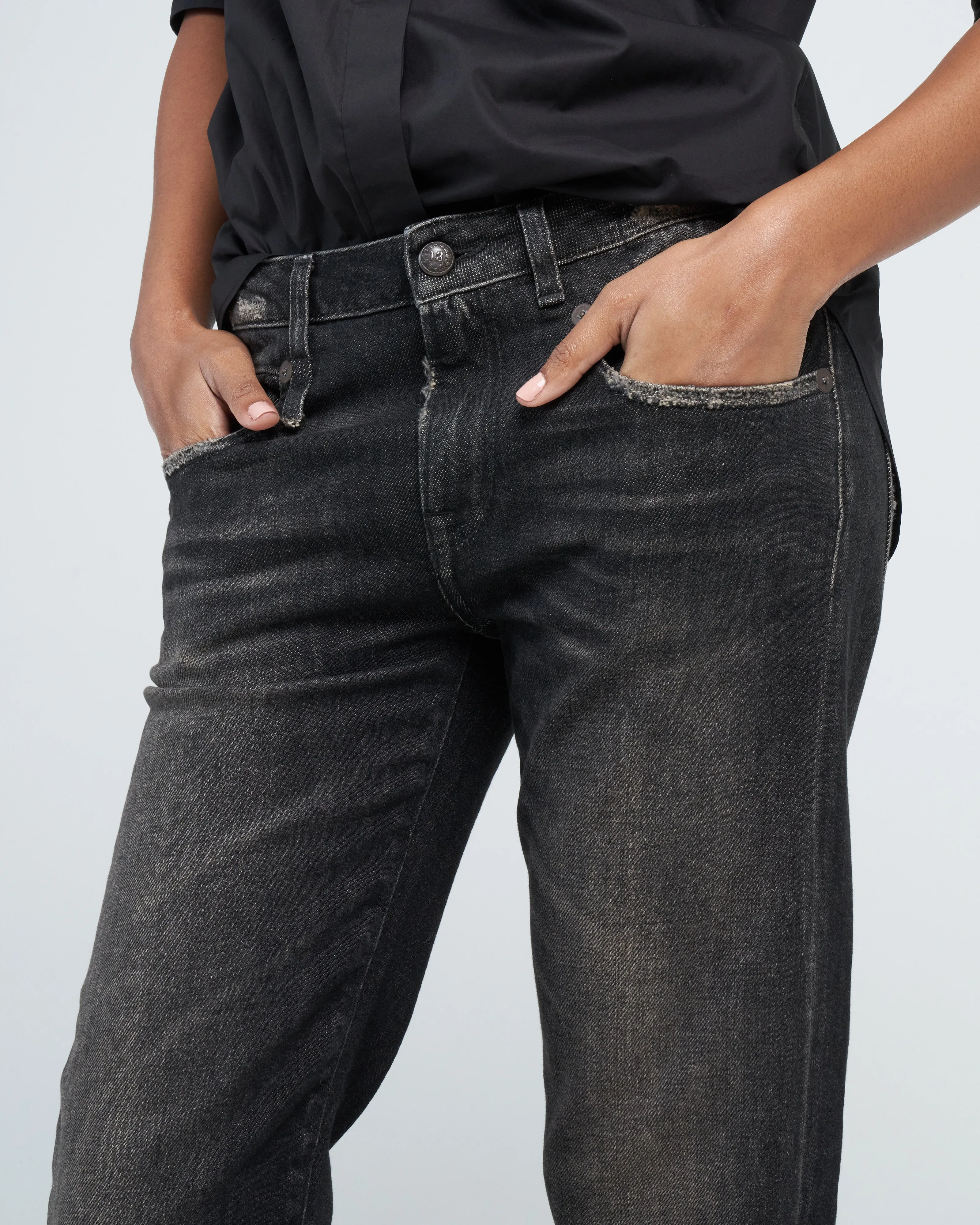 boy straight jean - abbey black