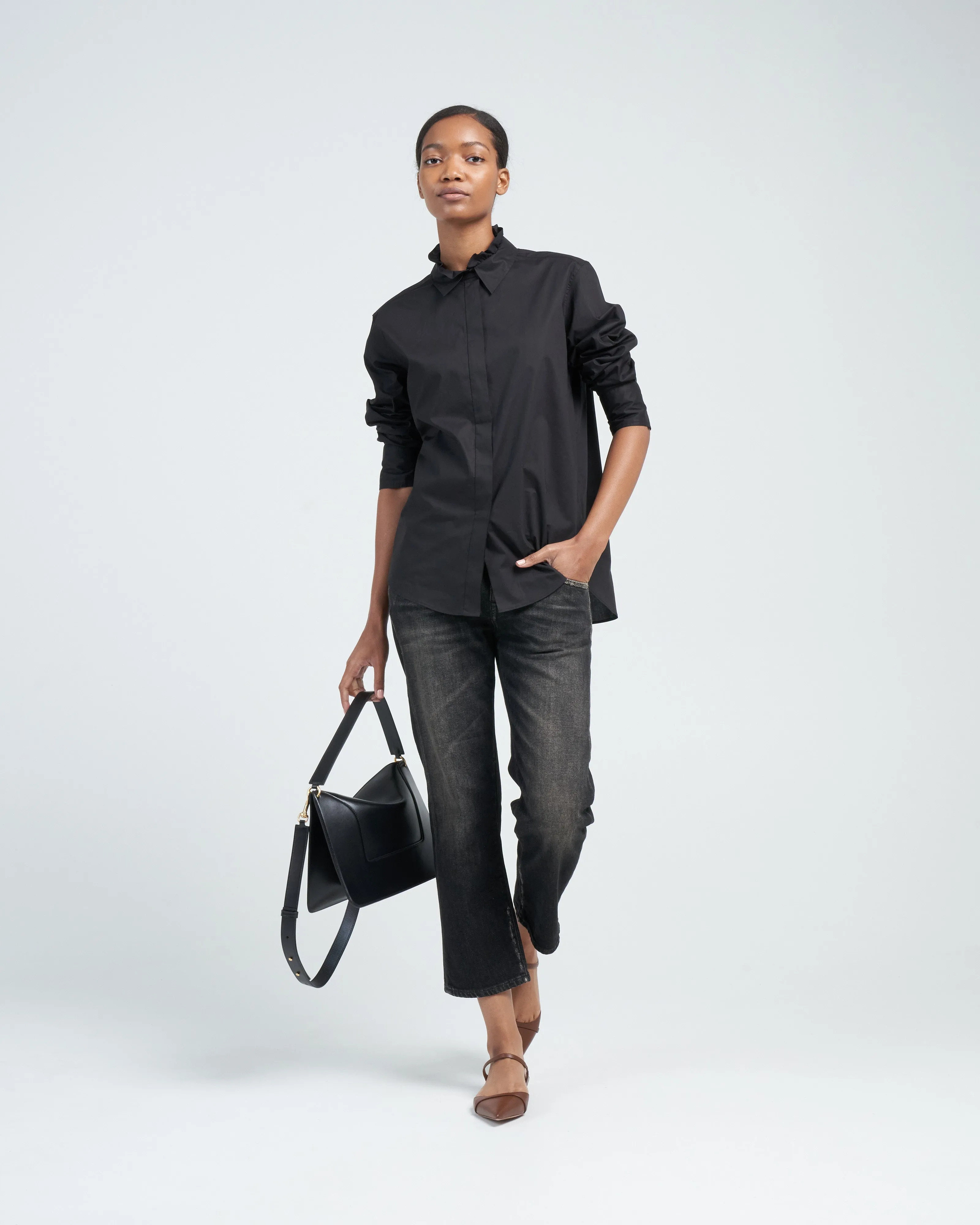 boy straight jean - abbey black