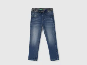 Boy's Solid Regular Fit Jeans