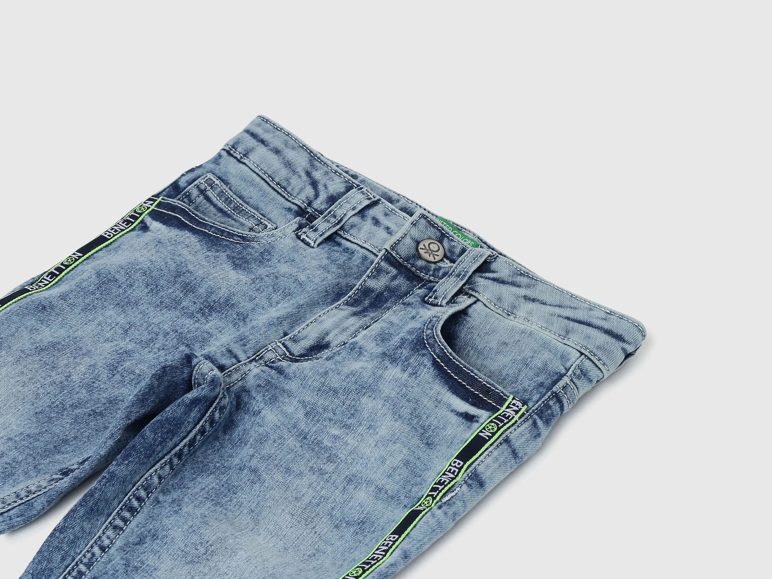 Boys Solid Skinny Fit Jeans