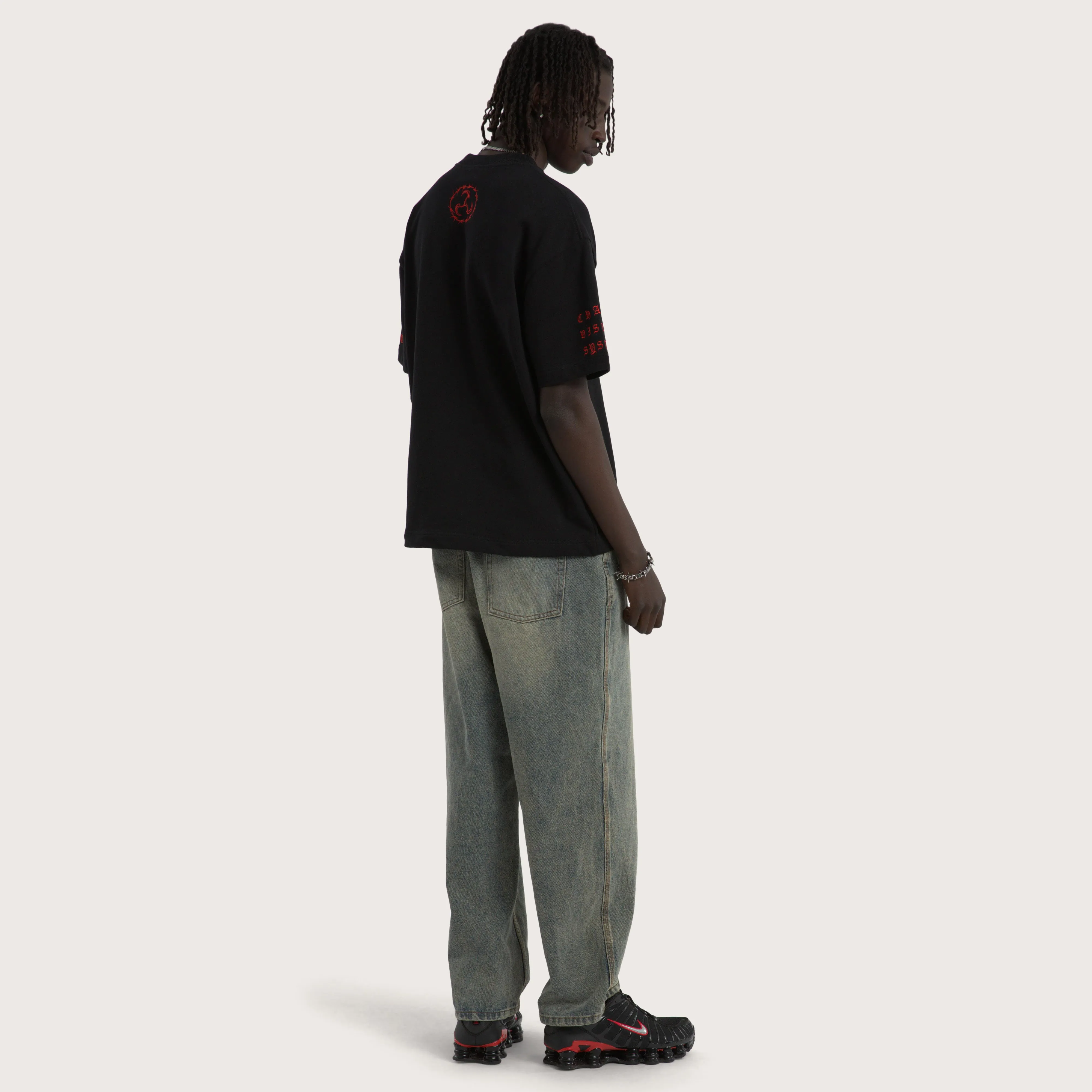 Burner Loopback Street Tee Jet Black