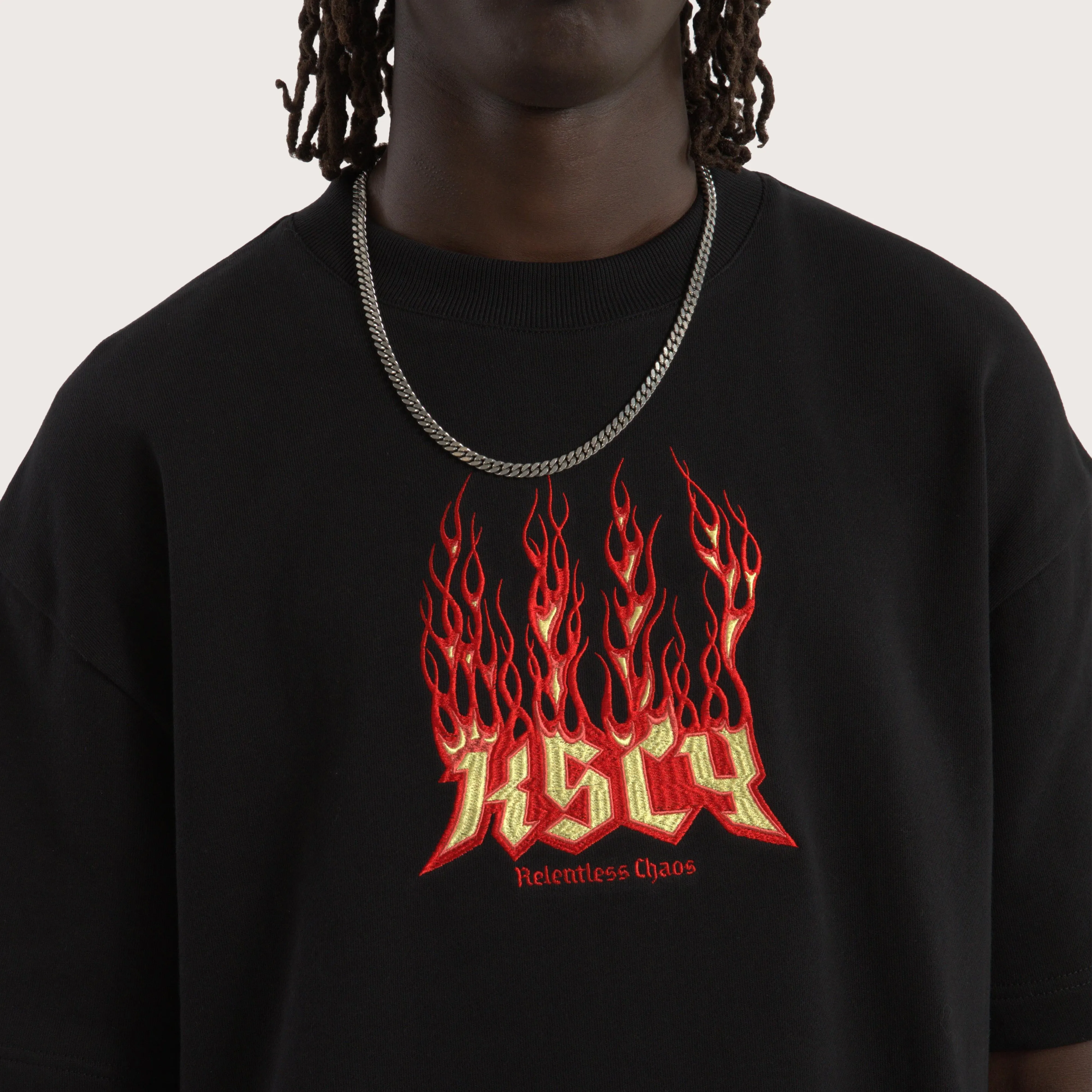 Burner Loopback Street Tee Jet Black