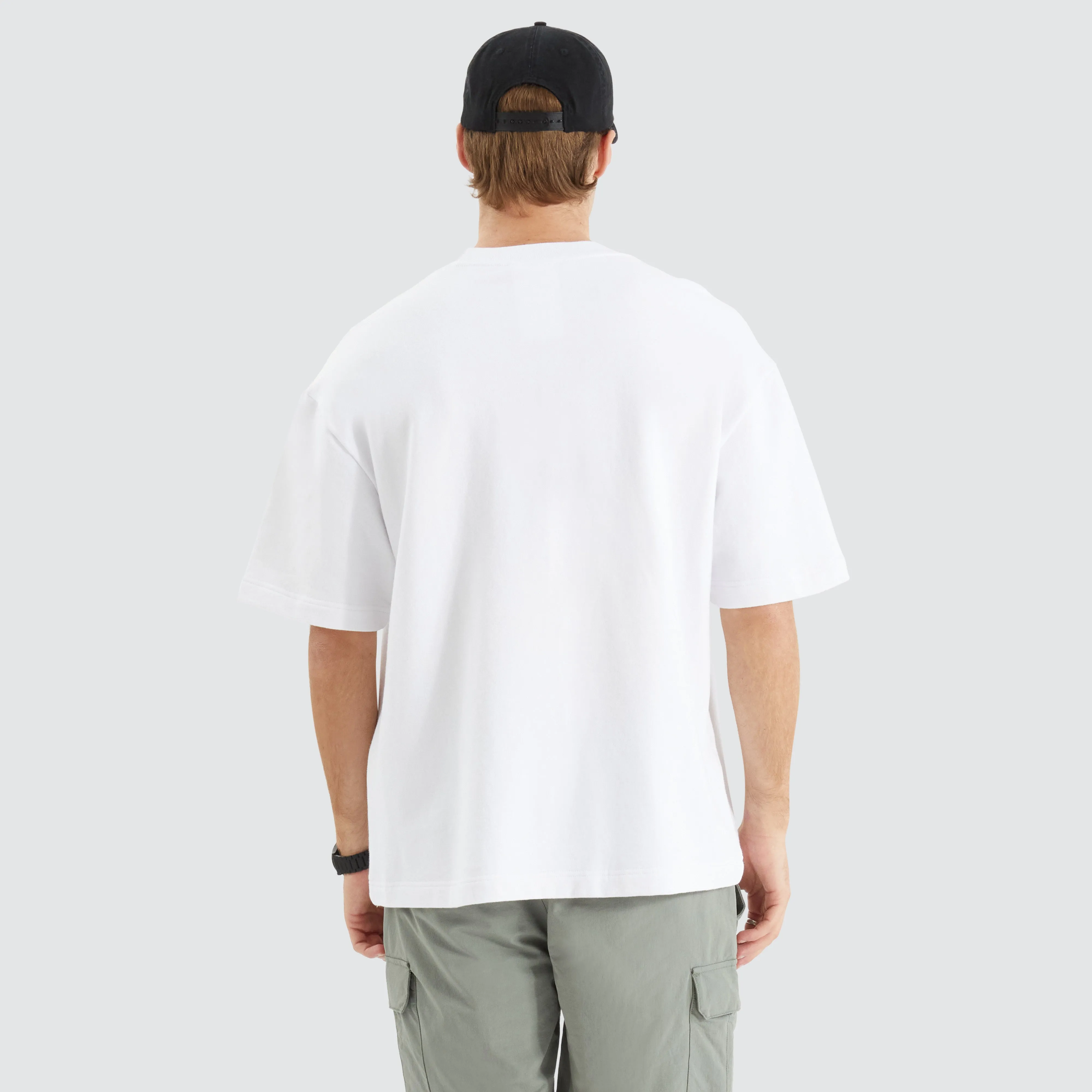 Captain Loopback Street Tee Optical White
