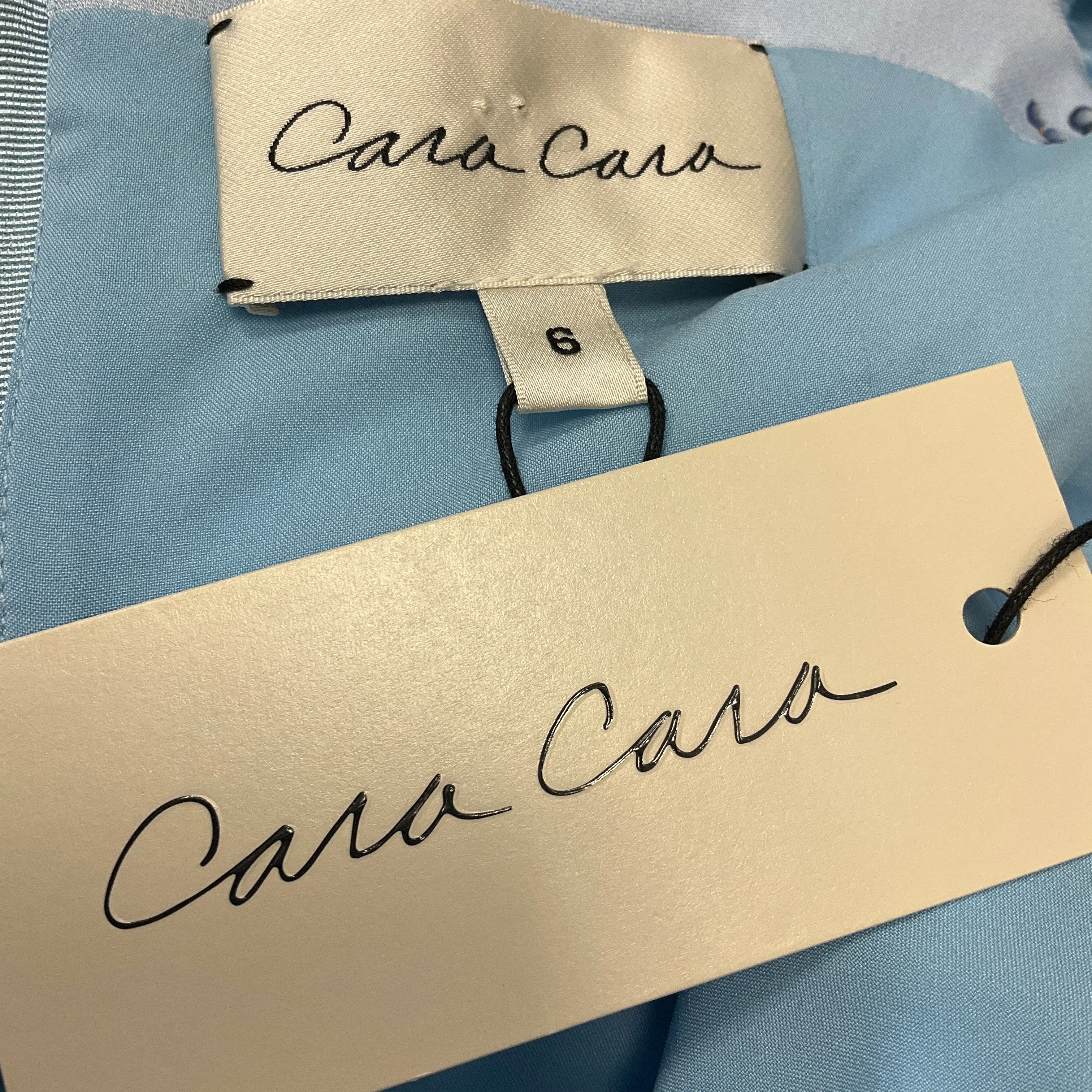 Cara Cara Light Blue Multi Bloom Serenity Karene Dress
