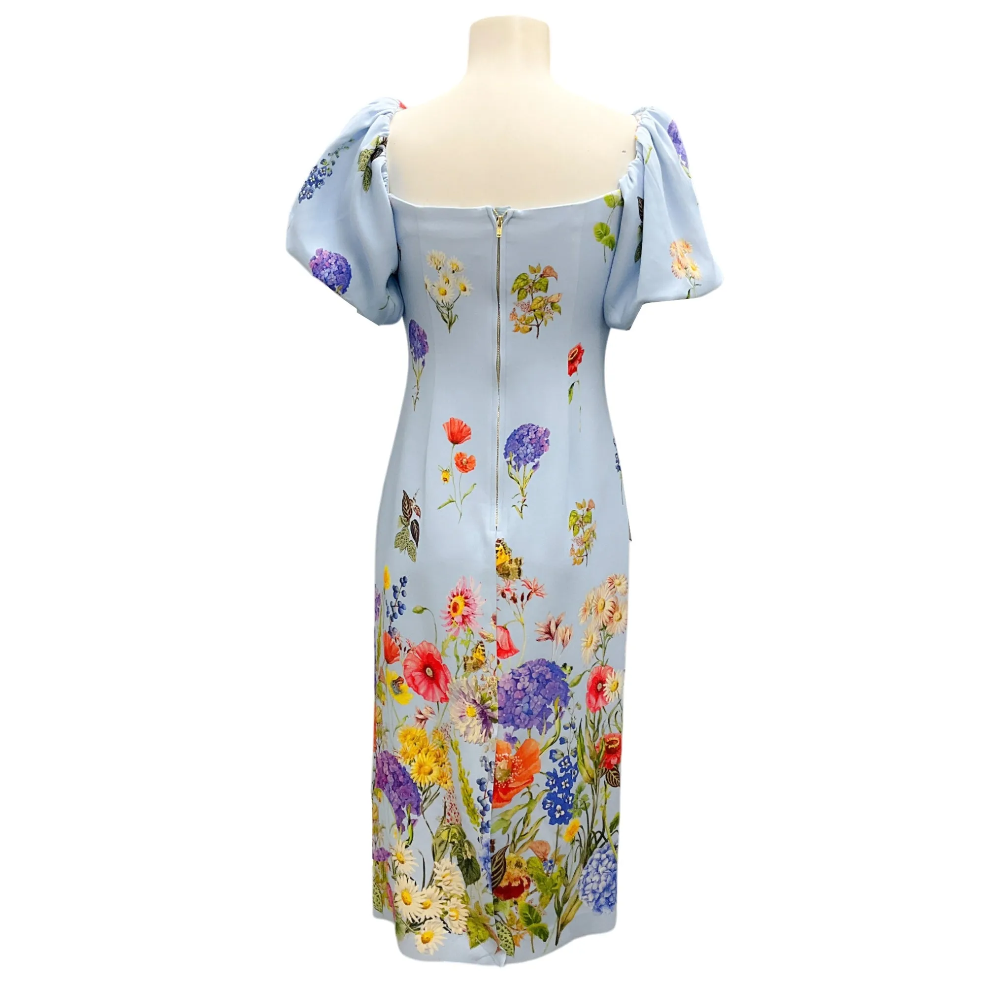 Cara Cara Light Blue Multi Bloom Serenity Karene Dress