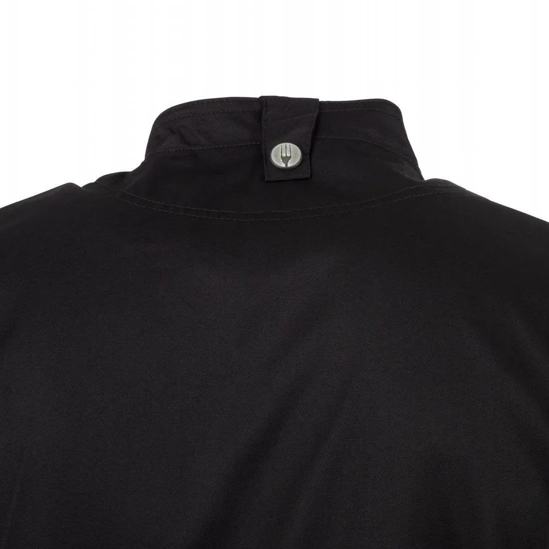 Chef Works Springfield Zipper Mens Chef Jacket Black L