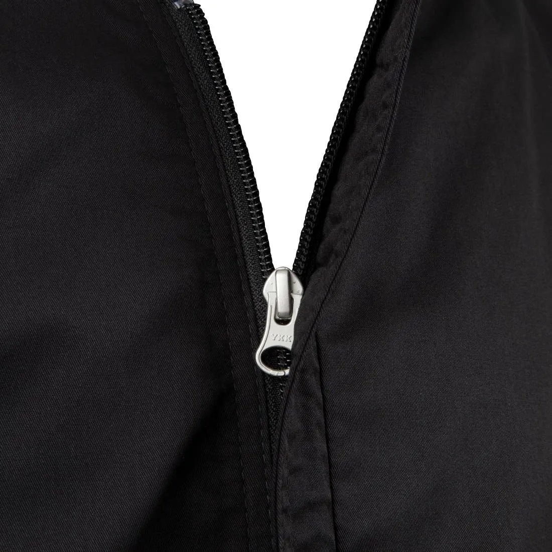 Chef Works Springfield Zipper Mens Chef Jacket Black L