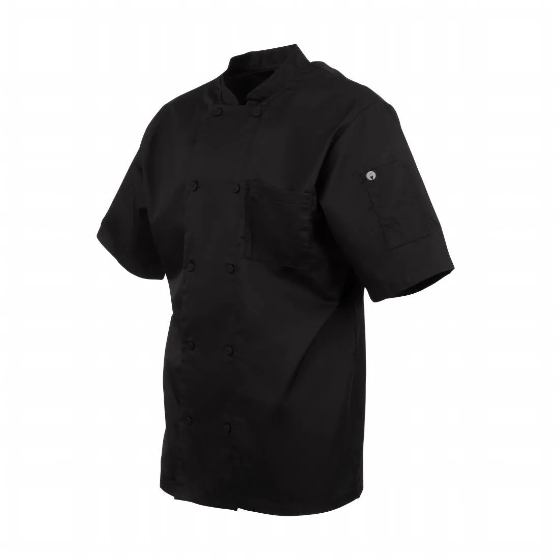 Chefs Works Montreal Cool Vent Unisex Chef Jacket Black 3XL