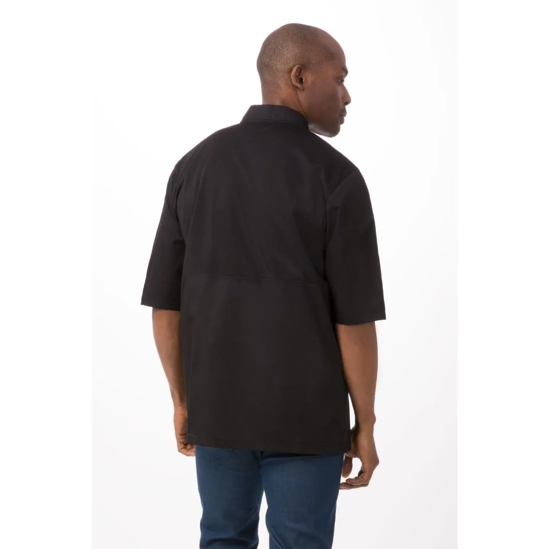 Chefs Works Montreal Cool Vent Unisex Chef Jacket Black 3XL