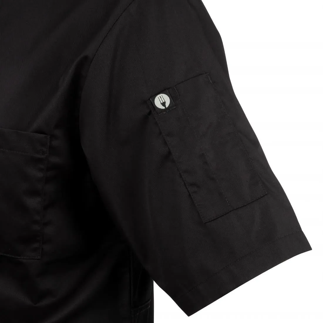 Chefs Works Montreal Cool Vent Unisex Chef Jacket Black M